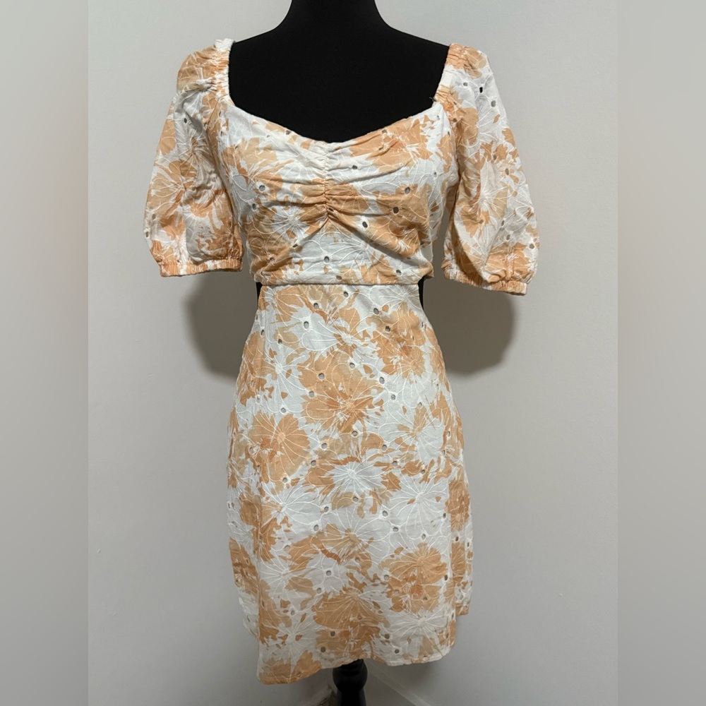 Floral Puff Sleeve Dress